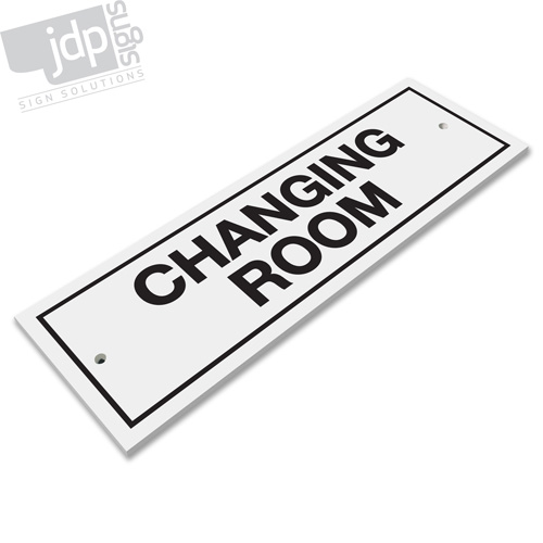 CHANGING ROOM 3MM RIGID PVC BOARD SIGN - ANY COLOUR | eBay
